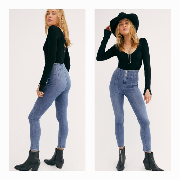 Free People Denim - Free People High Rise Jeans